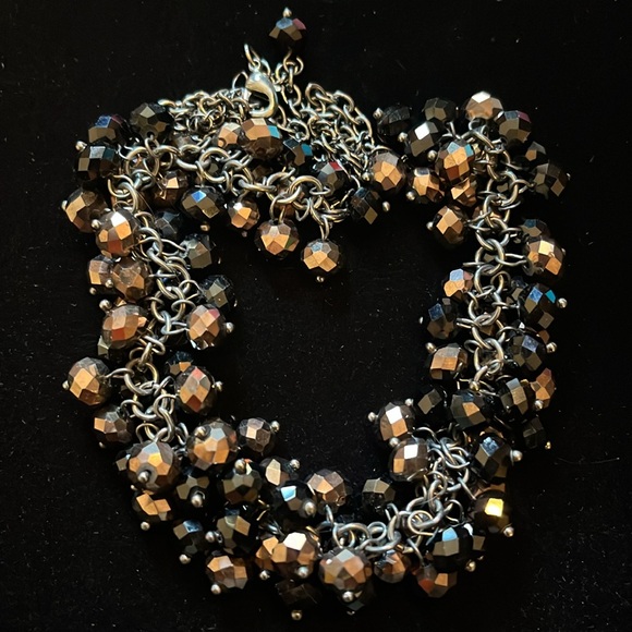 Brown and Black Beaded Necklace - Picture 14 of 16